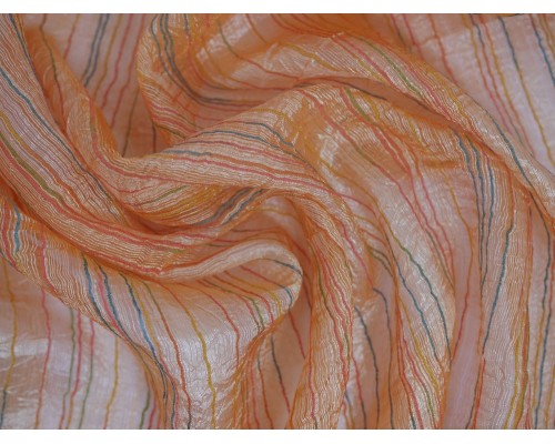 Embroidered translucent Polyester - Sunset